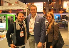 William Sonneveld and Annemiek van Zeijl of FV Seleqt with their supplier Manolo Samayoa from Guatemala