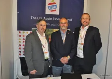 Kurt Callagher from U.S. Apple Export Council, Jim Allen from New York Apple Associtation and Iain Forbes