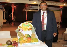 CBL Natural Foods is located in Sri Lanka. On the picture Upul Rajapakse. He is the General Manager of the company and tells that fresh produce is one of their pillars. They also produce cookies and cakes.