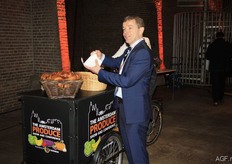 In the morning visitors could get a fresh croissant for breakfast.