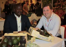 Samson M. Wakibia from WintechsMerchants with Guido van Meggelen from JamboFresh. WintechsMerchants is specalized in avocados from Kenya.