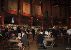 There was a lot of food from different foodtrucks.