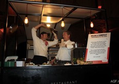 The guys from Willem & Cammeraat prepared some delicious meals with vegetables in the lead.