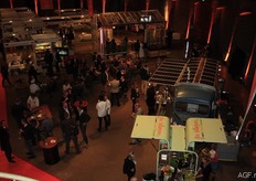 Networking and having fun while eating and drinking.