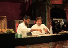 Cooking demonstration.