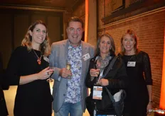 Hannah Gorvin, Andrew Sharp, Wendy Sharp and Linda Bloomfield from the Amsterdam Produce Show.