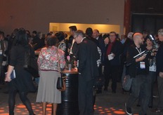 A good crowd for the cocktails!