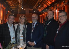 Kurt Callagher from U.S. Apple Export Council, Ellen Allen, Jim Allen from New York Apple Association and Iain Forbes with Dr John Stanton, Professor and Chairman Food Marketing Department – Saint Joseph’s University Philadelphia, Pennsylvania, US.