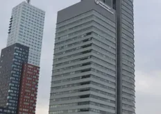 The port of Rotterdam building.