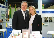 General Manager Georgios Goumas with wife Natasa of Agrexpo (Greece), main markets for export are Slovakia, Slovenia, the Czech Republic, Germany and Poland.