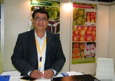Nandkumar Ahire, Director, Jay Agro-Export, not only grapes for this Indian company. They also offer Bhagwa pomegranates.