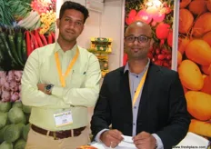 Nitin Sawant and Neil Pednekar for Gurukrupa Corporation (India); the company is Global GAP certified; growing and exporting mangoes, grapes and pomegranates.