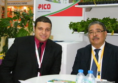 New Export Sales Supervisor Muhammad Fayed with Planet Propagation & Nurseries Director; PICO just started with their new strawberry season.