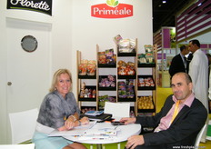 From Terre de France Export department: Valerie Beyene (Commerciale Export) and Raphael Chiodo (Directeur Commercial Export).