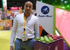 Mohamed Chair from Groupe La Blottiere (France); uses Apple Bird brand for their apples and pears.