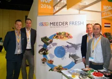 The Meeder Fresh (The Netherlands) team: Matteo Schievene (Mngr. Sales and Development), Olav Sonneveld (General Manager), Marco Kemmers (Sales Director) and Addie van Leeuwen (Sales Manager).