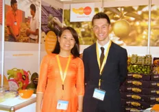 Nguyen Thi My Hiep and Jeroen Pasman from The Fruit Republic (Vietnam).