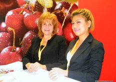 Board Member Mariana Miltenova, Bulgarian National Horticultural Union with Ethel Aguilar