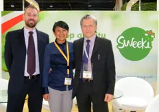 At the Italiuan stand: Export Manager Andre Jensen, Salvi; Sales Manager Reen Nordin, Origine Group and Export Commercial Manager Franco Nipoti, Spreafico.