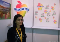 Rasha Al Awar, representing Washington Apples thru Arab Marketing and Finance (Lebanon)