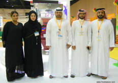 From the Government of Dubai: Markets Inspector Ahmed Omair (middle), Saeed Thabit and Adel Mansoor.
