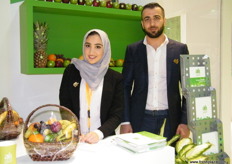 Duaa Mohamad with Logistic Manager Ali Bakri, Al Bakrawe (UAE)