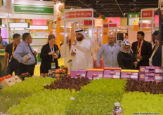 potential visitors at Elite Agro stand