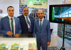 El Magd Co. is a prominent grower and exporter of fresh Egyptian oranges and orange juice. On the photo are Amgad Zayed, Anis Mohamed and Amir Zayed.