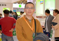 Oliver Wang of Guanxian Dongyuan Agricultural Product, a grower and exporter of pears, apples and vegetables.