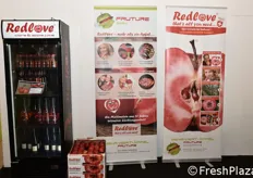 The presentation of Redlove red-fleshed apples at the Gruber Genetti stand was very good...