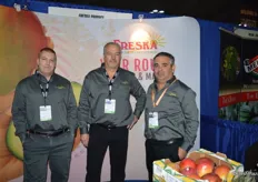 Tom Hall, Gary Clevenger and Jesus Loza with Freska Produce International.