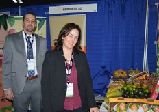 Michael Napolitano and Melissa Hartmann de Barros with HLB Specialties.