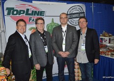 Ken Green, Matt Wright, Max Mastronardi and Tony Cappelli with Westmoreland Sales-TopLine Farms.