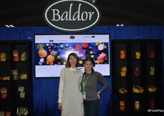 Cecilia Estreich and Jana McDonough with Baldor