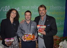 Lyra Vance, Michael Minerva and Michael DeGiglio with Village Farms.