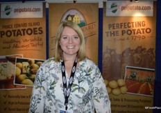 Kendra Mills with PEI Potato.