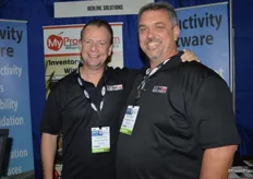 Adrian Down and Greg Emery with RedLine Solutions.