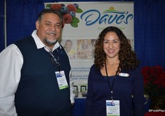 Ed Iruela and Leslie Simmons with Dave's Specialty Imports.