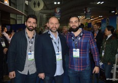 Walking the show are Yanni Pitsikoulis, George Pitsikoulis and Yanni Alexkis with Canadawide.