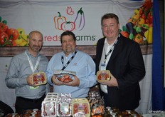 Jim D'Amato, Ray Mason and Harold Paivarinta with RedSun Farms.