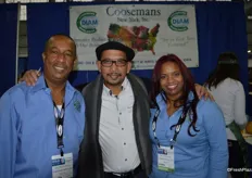 Ray Hernandez, Joey Apostadero and Wilda Ortega with Coosemans New York.