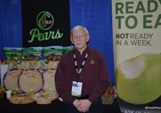 Bob Koehler with USA Pears.