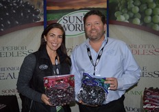 Natalie Erlendson and Jason Fuller with SunWorld.