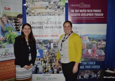 Emily Woodard and Mary Coppola with United Fresh.