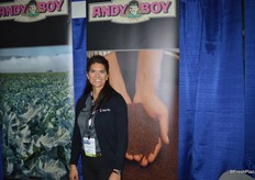 Claudia Villalobos with D'Arrigo Brothers of California.