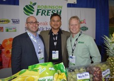 Scott Fein, Pach Sangkachand and Peter Creager with Robinson Fresh.