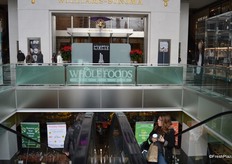 Second stop is at Whole Foods Market. The store is located in the basement of the Time Warner building at Columbus Circle.