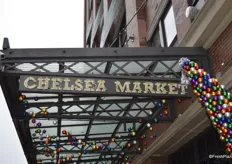 Arriving at Chelsea Market in the Meatpacking District.