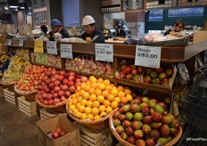 The fresh produce department is still a work in progress according to the store's General Manager.