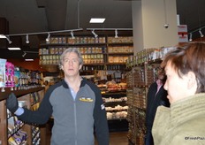 General Manager Will Sneddon has lots of plans to change the lay-out and product offerings in the store. To create more storage space, shelves have been created throughout the store as can be seen in the background.